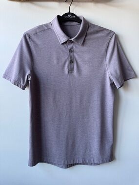 Lululemon Evolution Polo Shirt - Men's Size Small - Heathered Purple